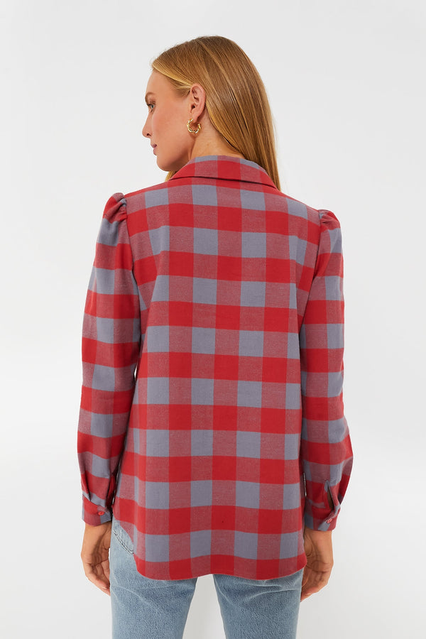 Red Plaid Saranac Shirt