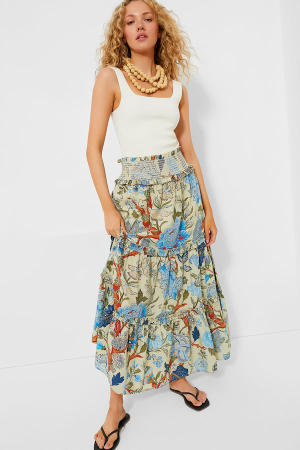 Exclusive Bumbelina Print Raquel Maxi Skirt