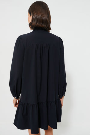 Navy Crepe Palmerston Dress