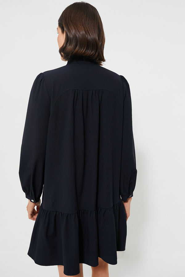 Navy Crepe Palmerston Dress