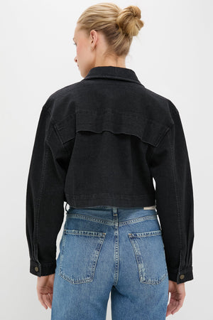 Black Denim Dean Jacket