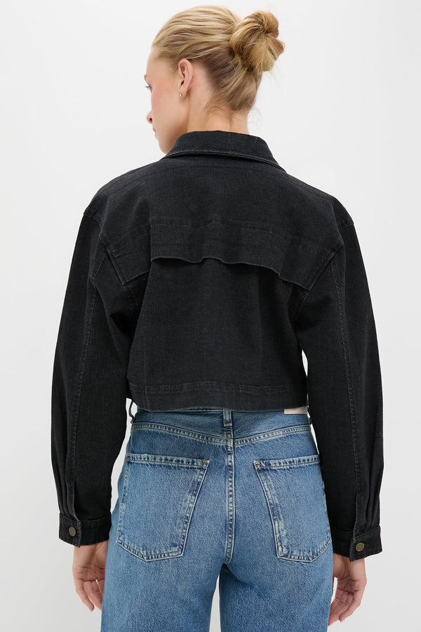Black Denim Dean Jacket