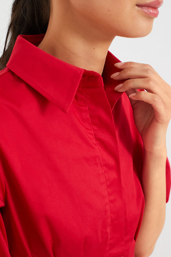Red Mini Delaney Dress