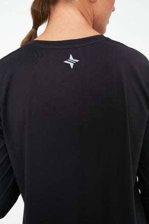 Black Long Sleeve Ryan Boyfriend Tee