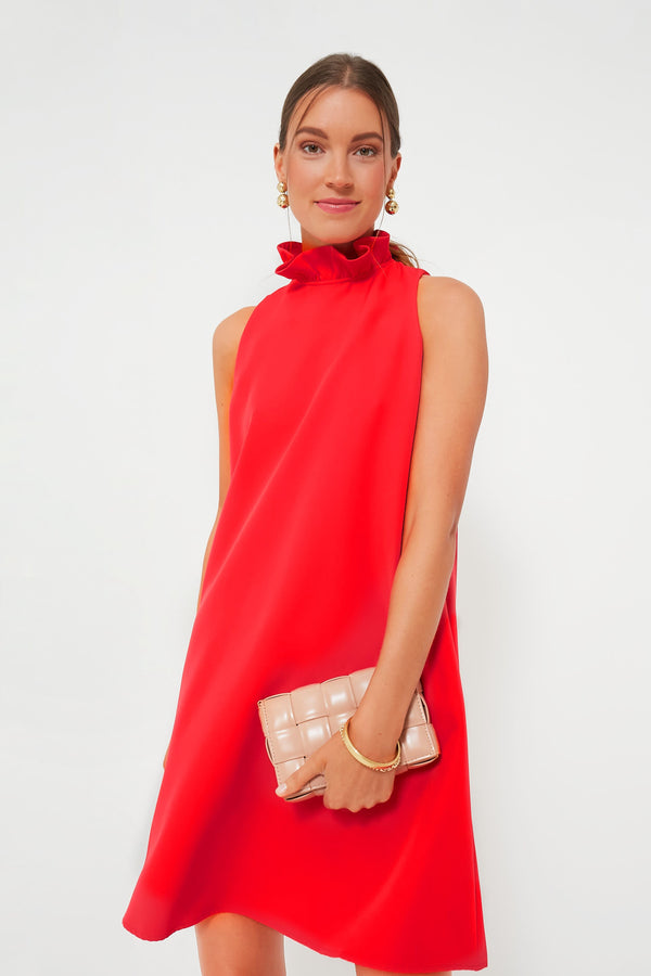 Poppy Red Blythe Dress