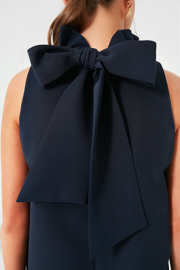 Navy Mason Top