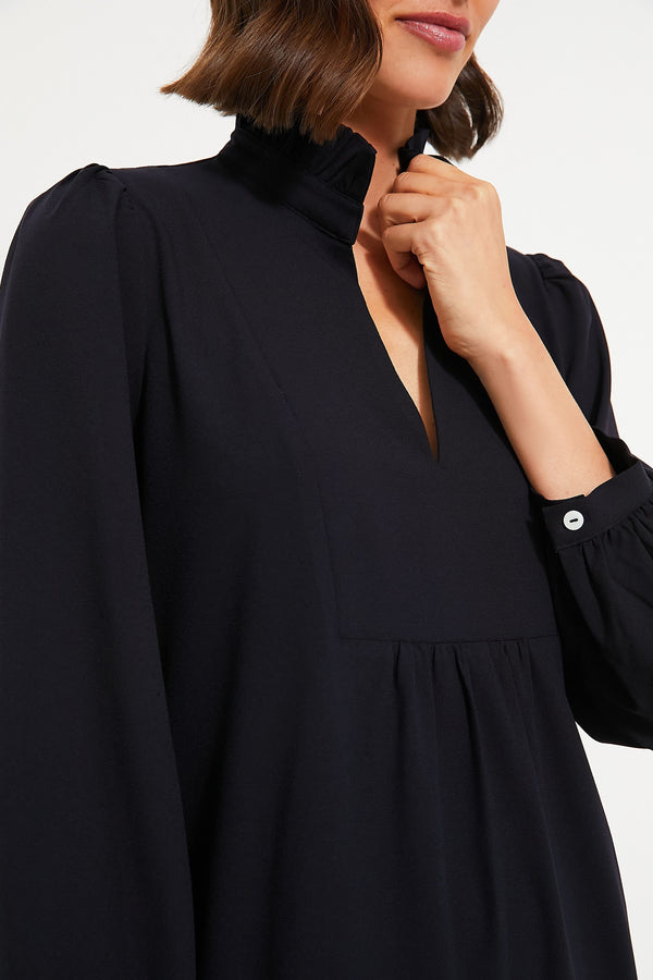 Navy Crepe Palmerston Dress