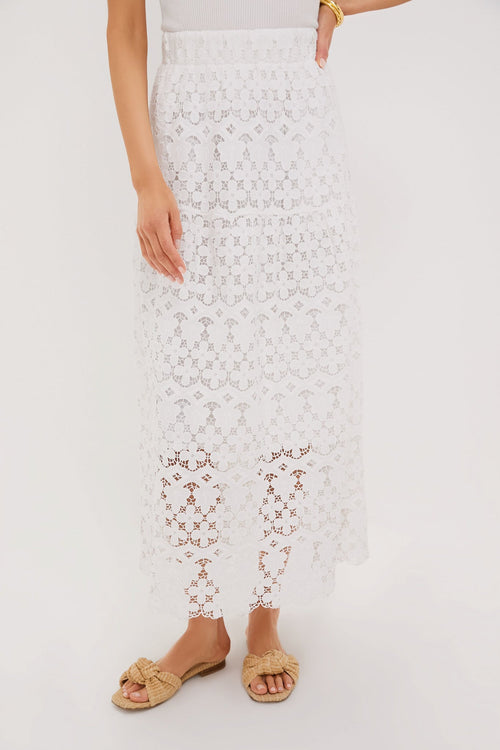 White Lace Cassia Skirt