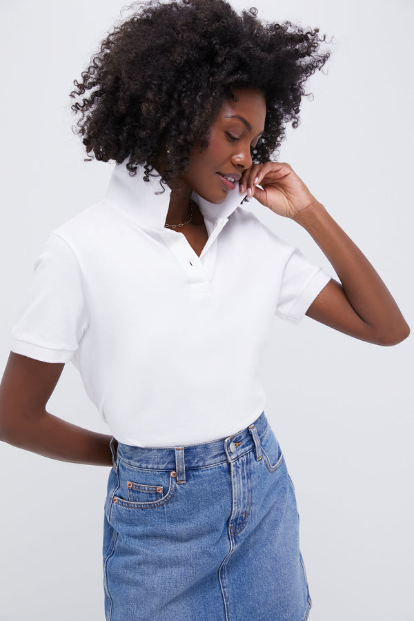 White Pique Murray Classic Polo