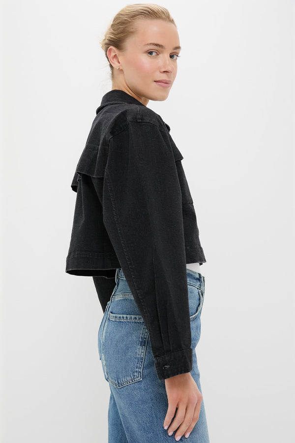 Black Denim Dean Jacket