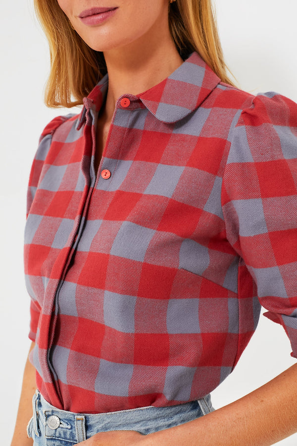 Red Plaid Saranac Shirt