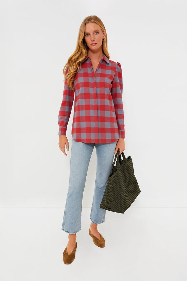 Red Plaid Saranac Shirt