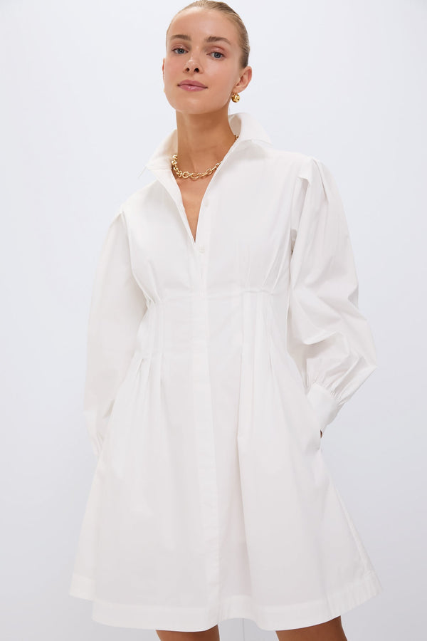 White Genevieve Mini Dress