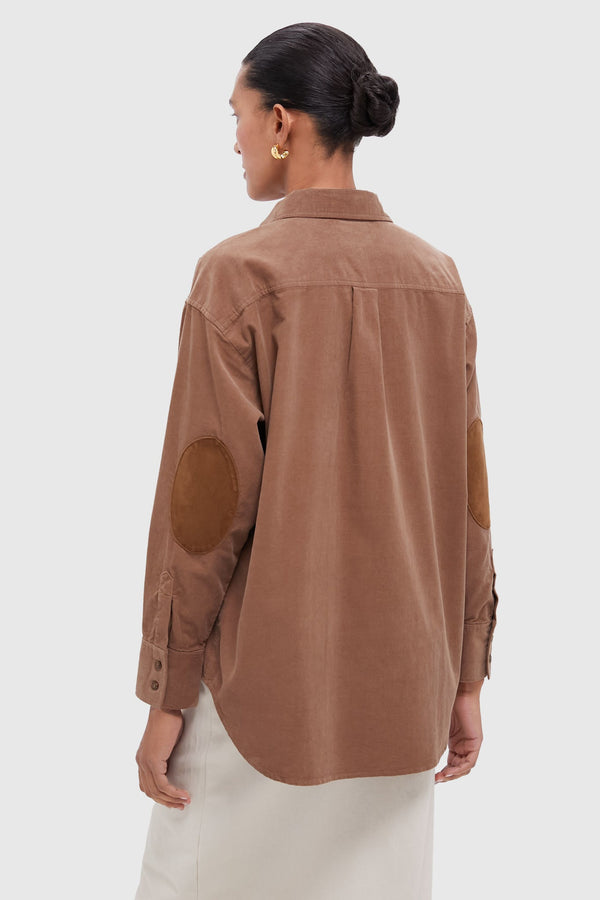 Khaki Corduroy Bryne Button Down