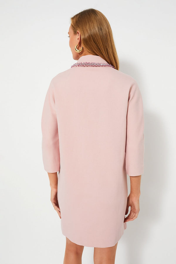 Powder Pink Embellished Nicola Dress