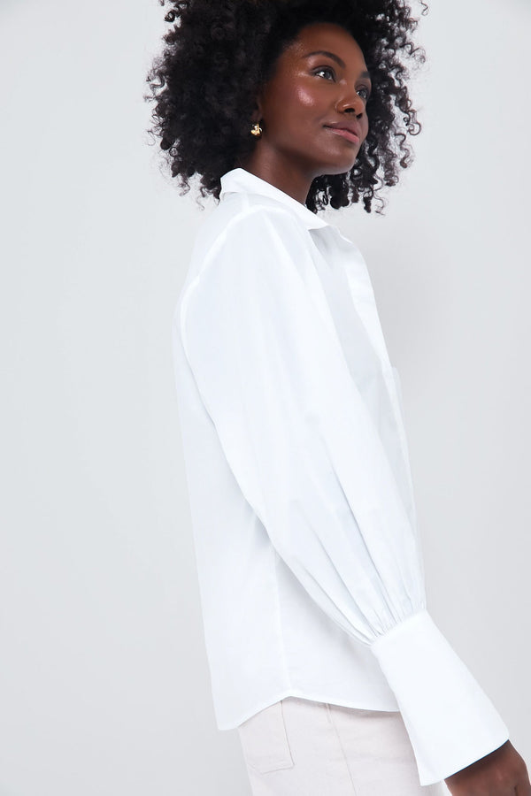 White Cotton Britwell Blouse