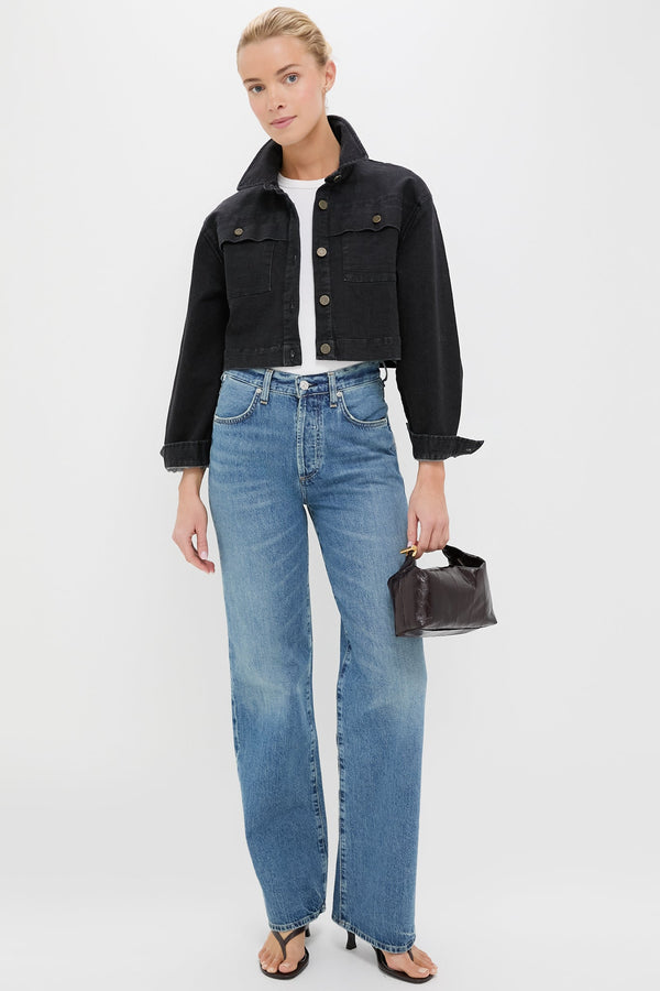 Black Denim Dean Jacket
