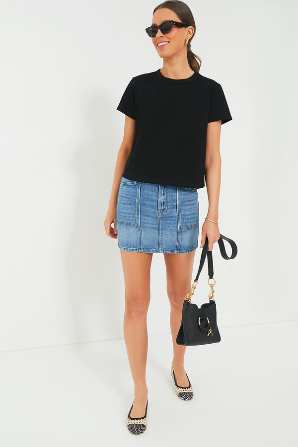 Black Parker Classic Fit Tee