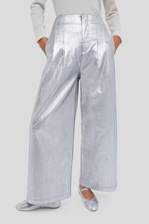 Silver The Sculpted Trouser