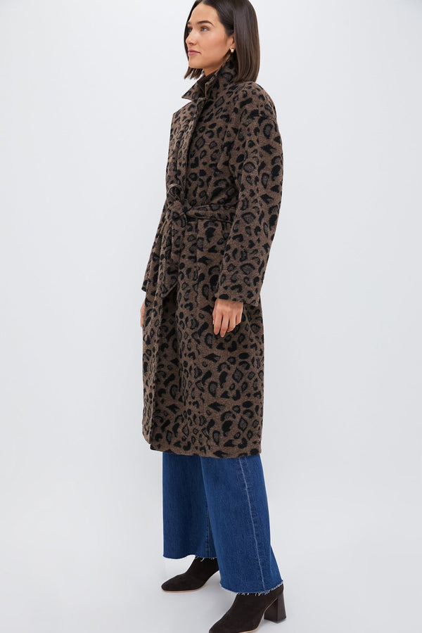 Cheetah Abbott Wrap Coat