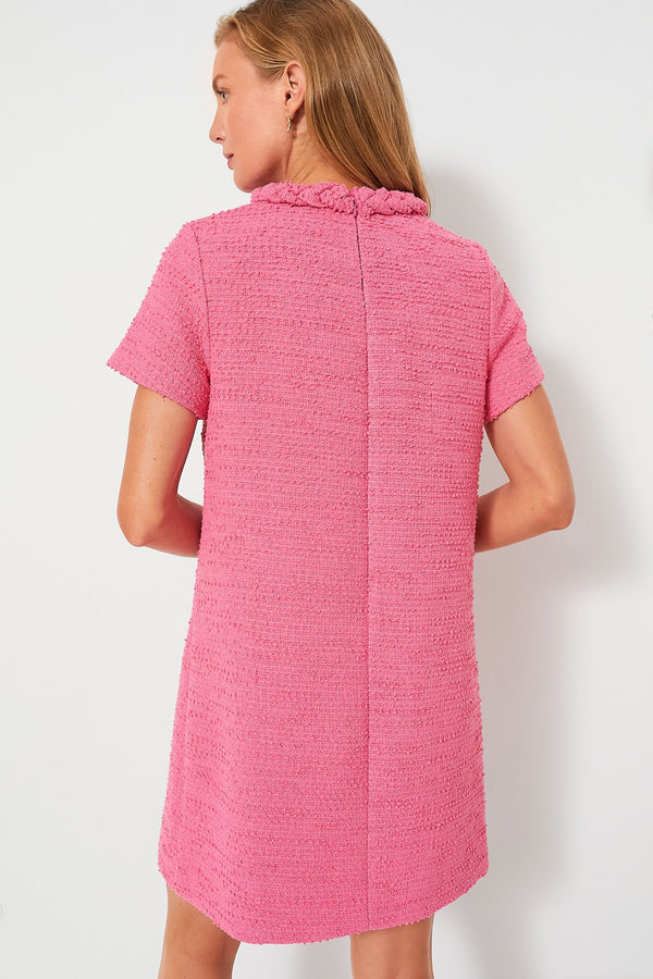 Hot Pink Tweed Jackie Dress