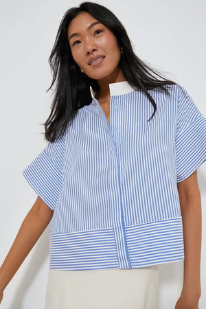 Blue Stripe Sofia Shirt