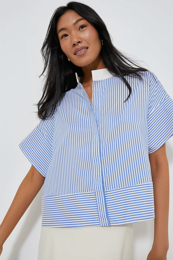 Blue Stripe Sofia Shirt
