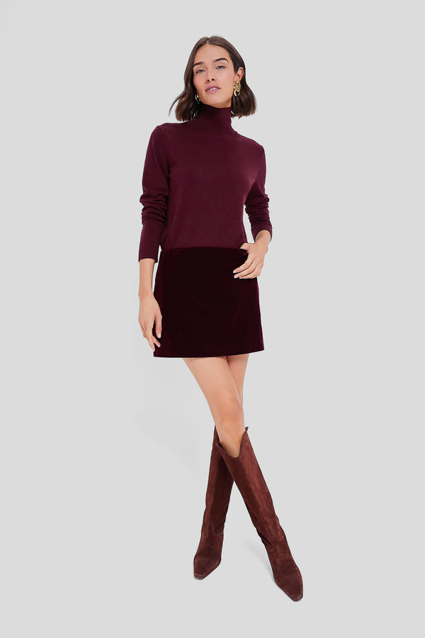 Wine Kiku Turtleneck