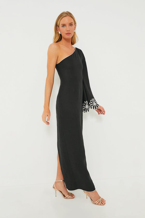 Black Serena Maxi Dress