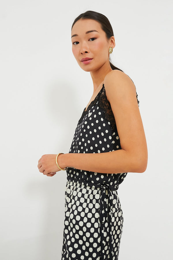 Spotted Geo Black Cordoba Top