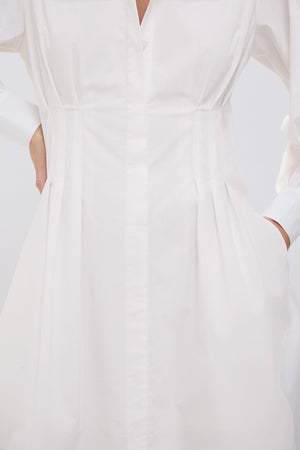 White Genevieve Mini Dress