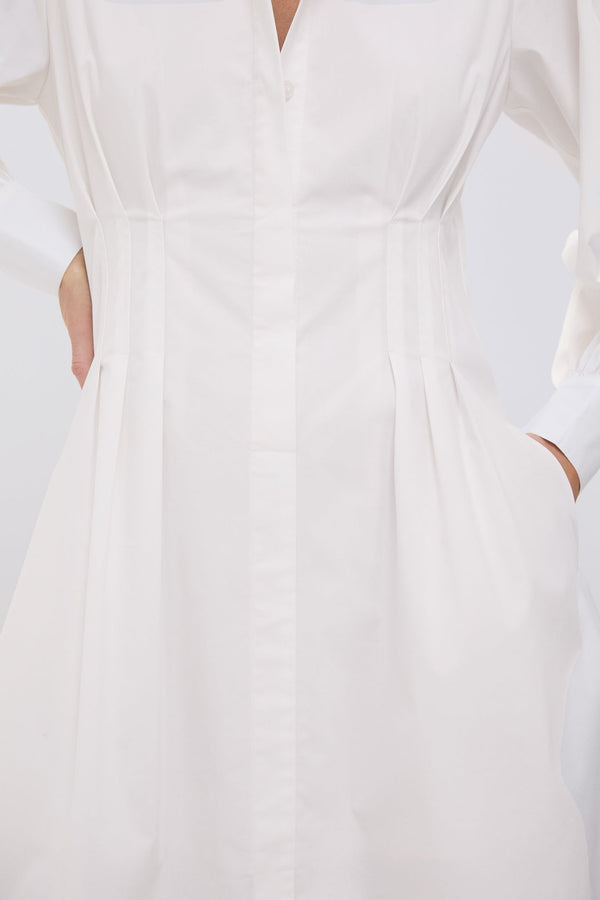 White Genevieve Mini Dress