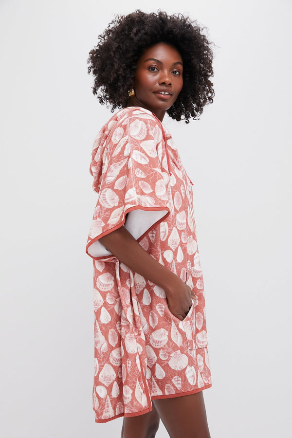 Tidal Shells Terrycloth Cabana Coverup