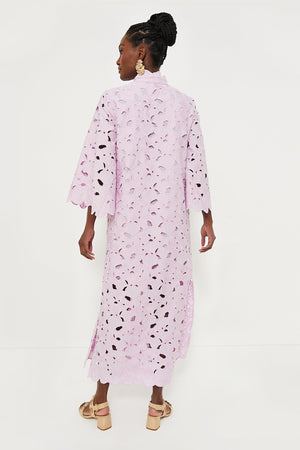 Lilac Floral Lace Clarice Dress