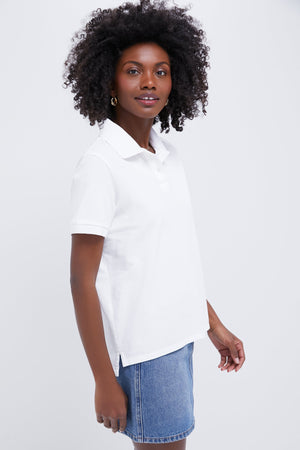 White Pique Murray Classic Polo