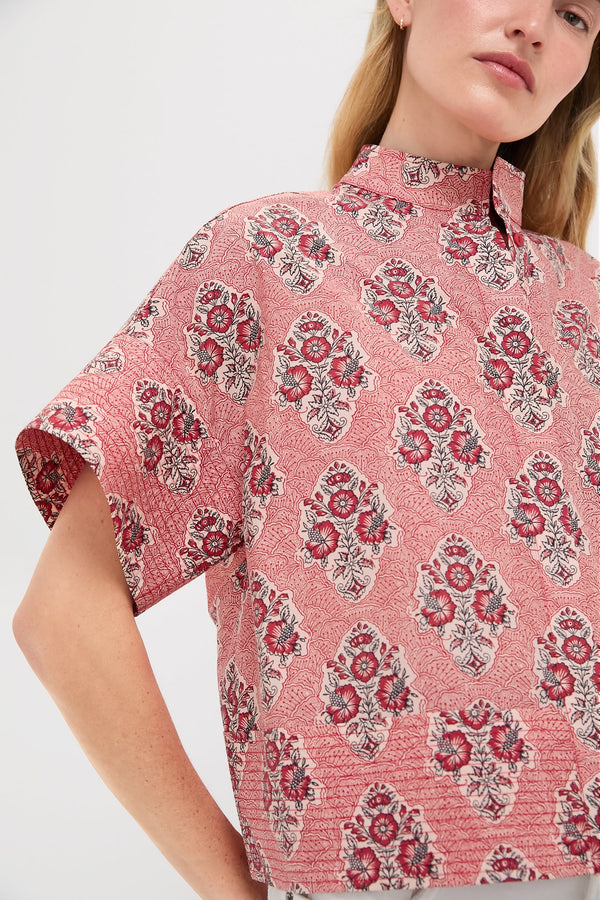 Scarlet Sonata Trapunto Stitch Sofia Shirt