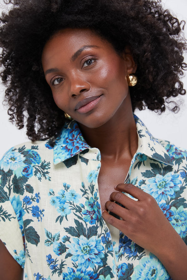 Wild Zinnia Linen Chloe Dress