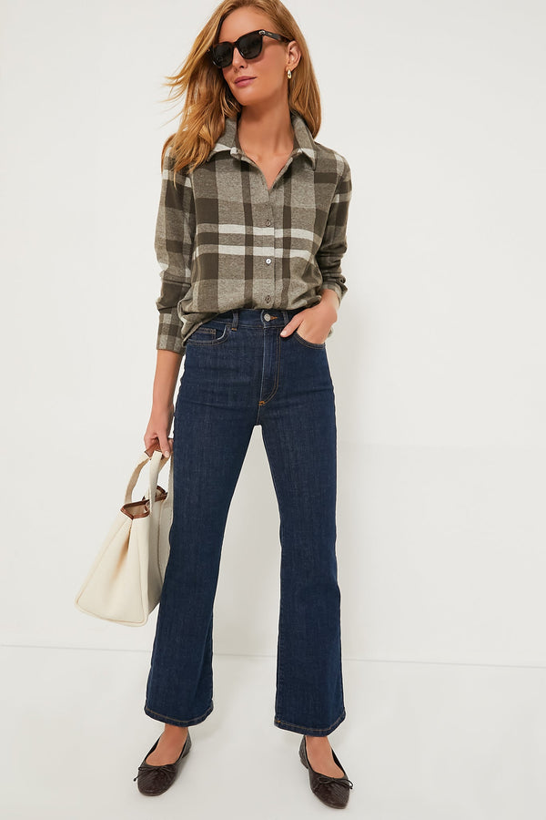 Grey Check Chandler Flannel