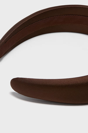 Chocolate Brown Padded Headband