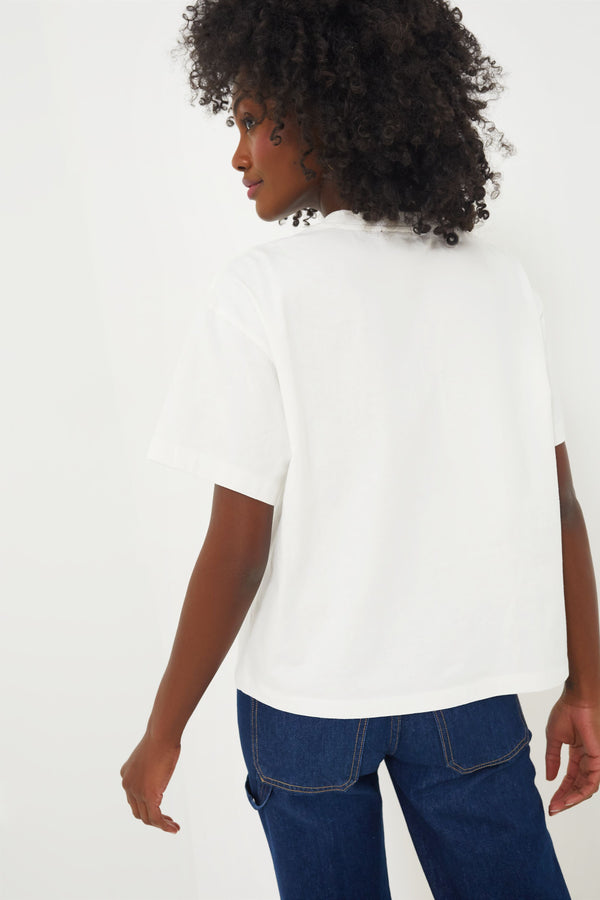 White Kelley Pocket Tee