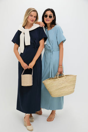 Slate Blue Clarissa Maxi Dress
