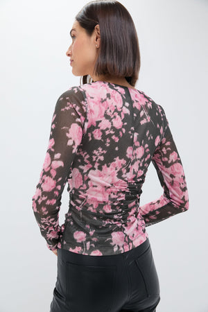 Beaux Valette Ruched Sola Top
