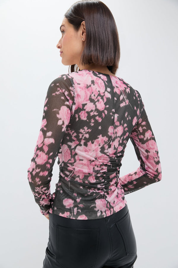 Beaux Valette Ruched Sola Top