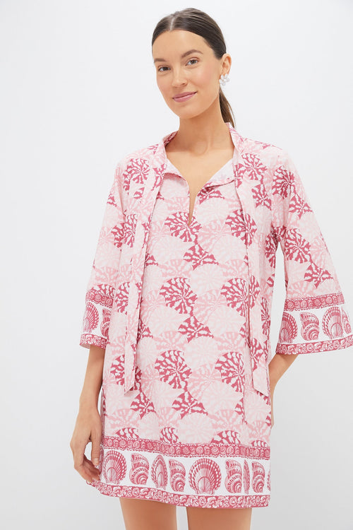 Dusty Rose Nautilus Shell Marseille Coverup