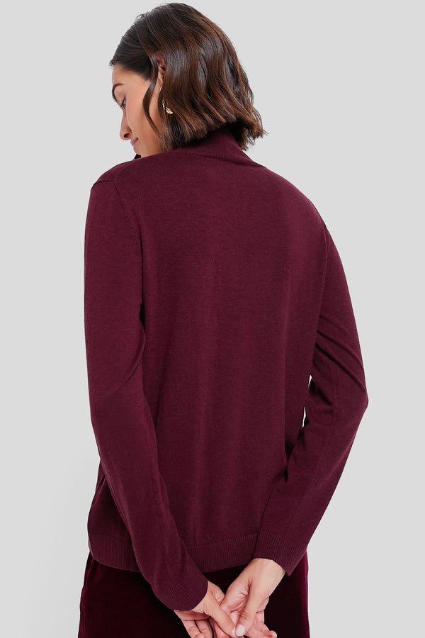 Wine Kiku Turtleneck