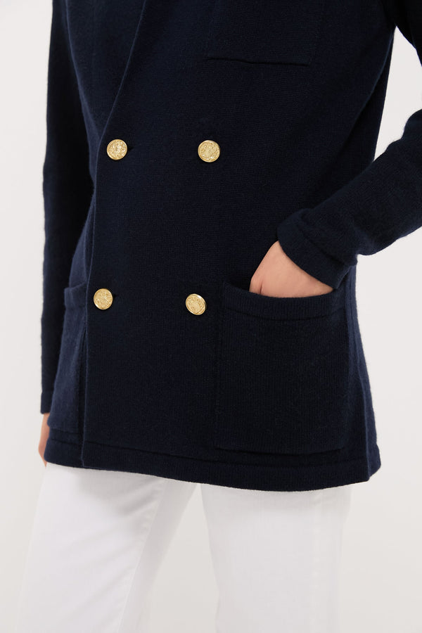 Navy Cashmere Benji Blazer
