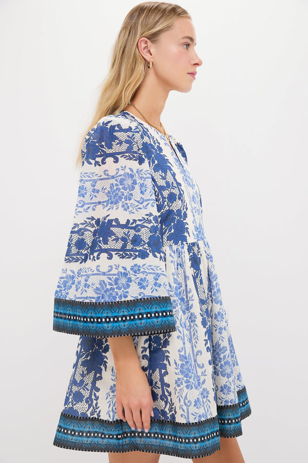Bondi Blues Cotton Voile Izzie Dress