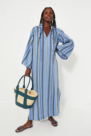 Sea Striped Tunic Caftan