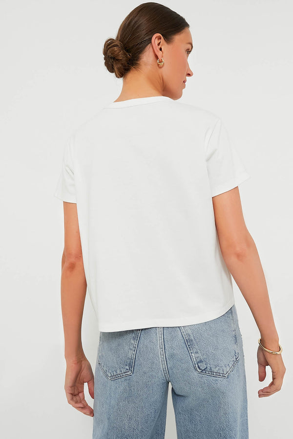 White Presley Boyfriend Tee