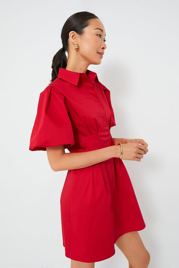 Red Mini Delaney Dress